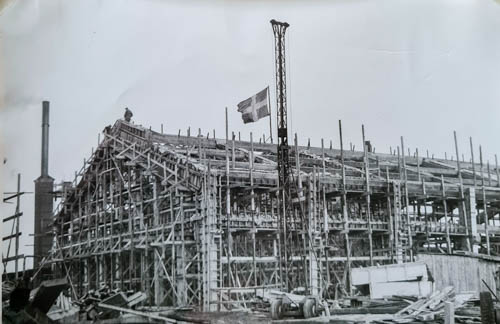 konstruktion af fabrik 1942